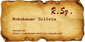 Rokobauer Szilvia névjegykártya